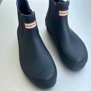 Navy Hunter Boots